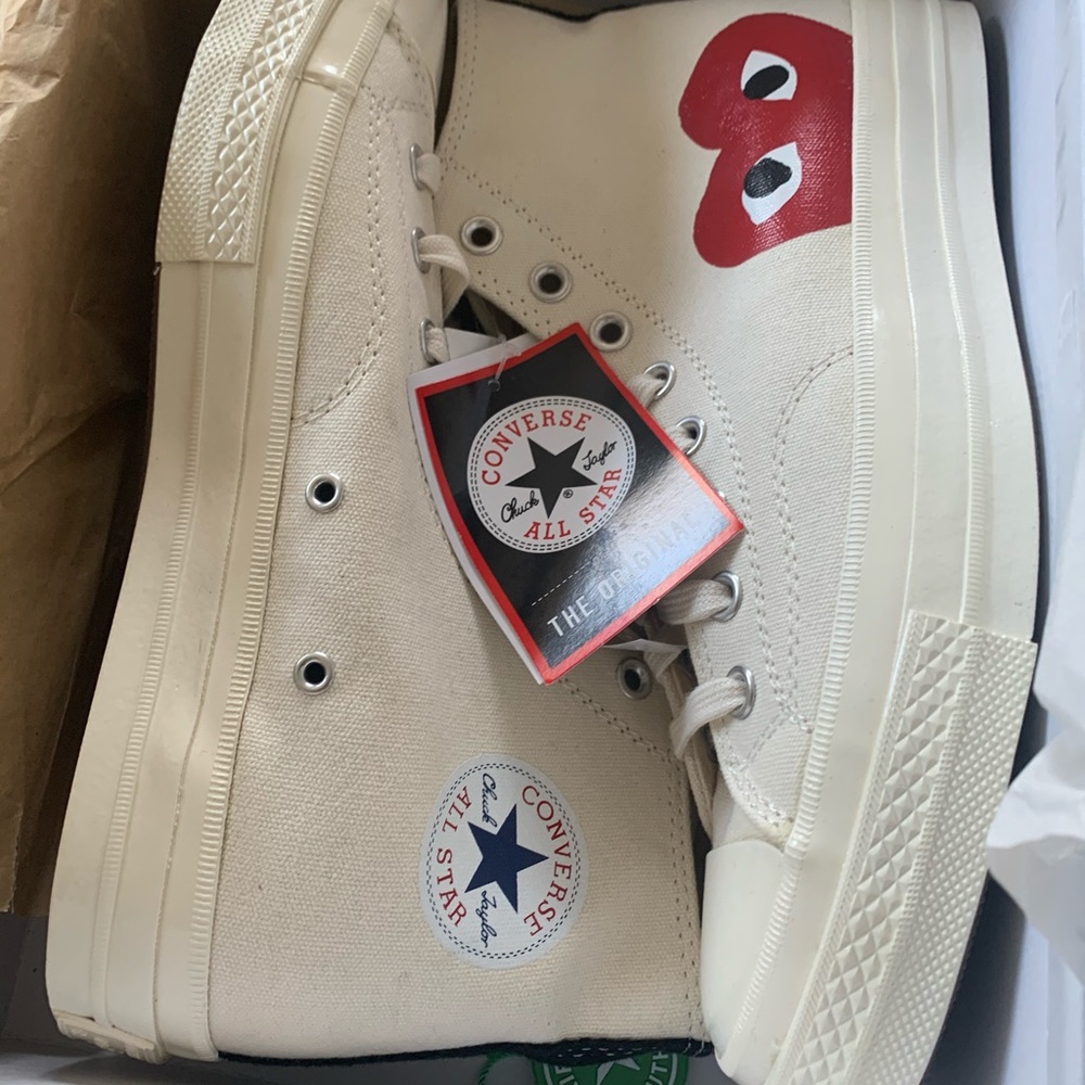 Brand new cdg converses